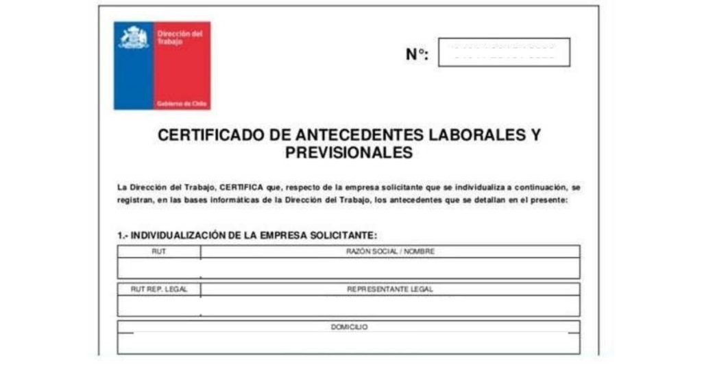 ejemplo de certificado de antigüedad laboral de chile