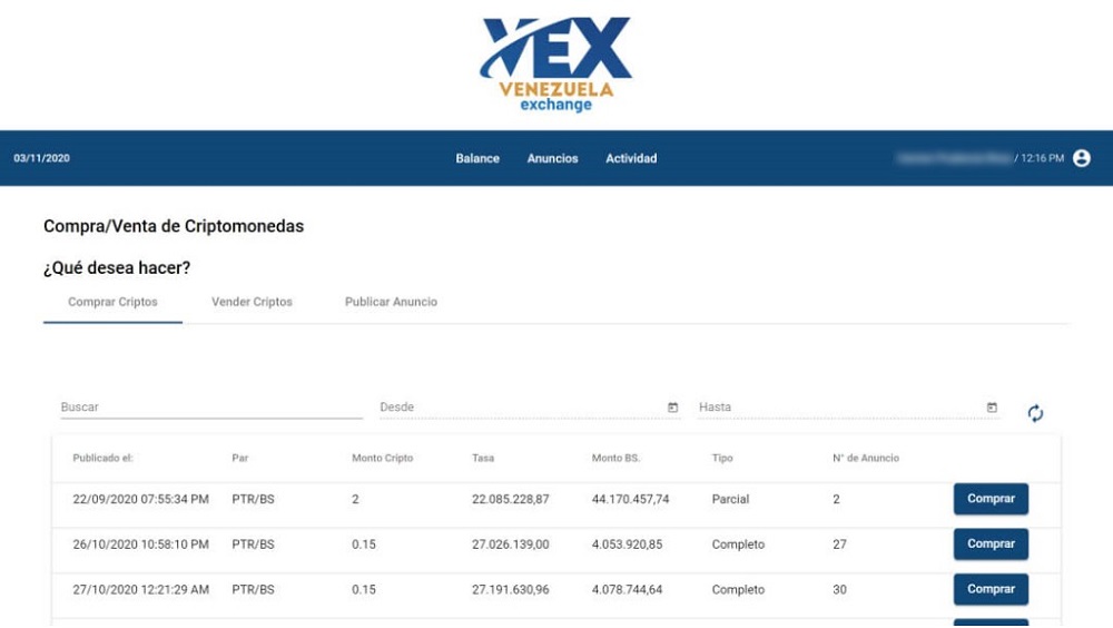Cómo vender tus petros en Venezuela Exchange